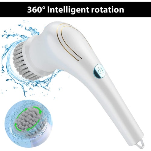 Rechargeable Electric Cordless Cleaning Brush Spin Scrubber Turbo Scrub Cleaner