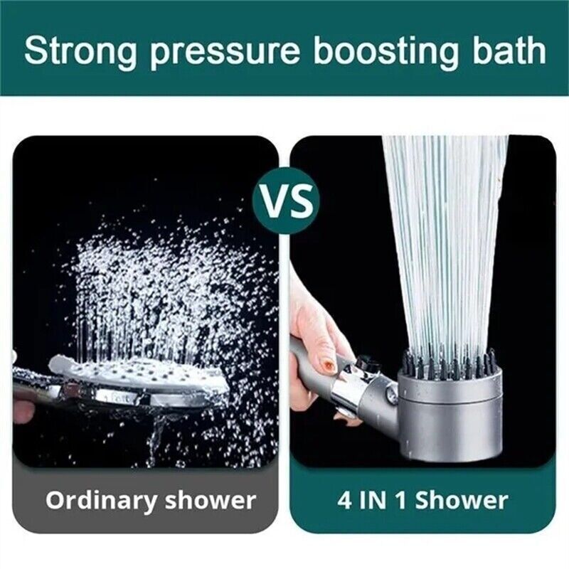 3 Modes Shower Head With Filter High Pressure Water Saving Massage Body Scalp