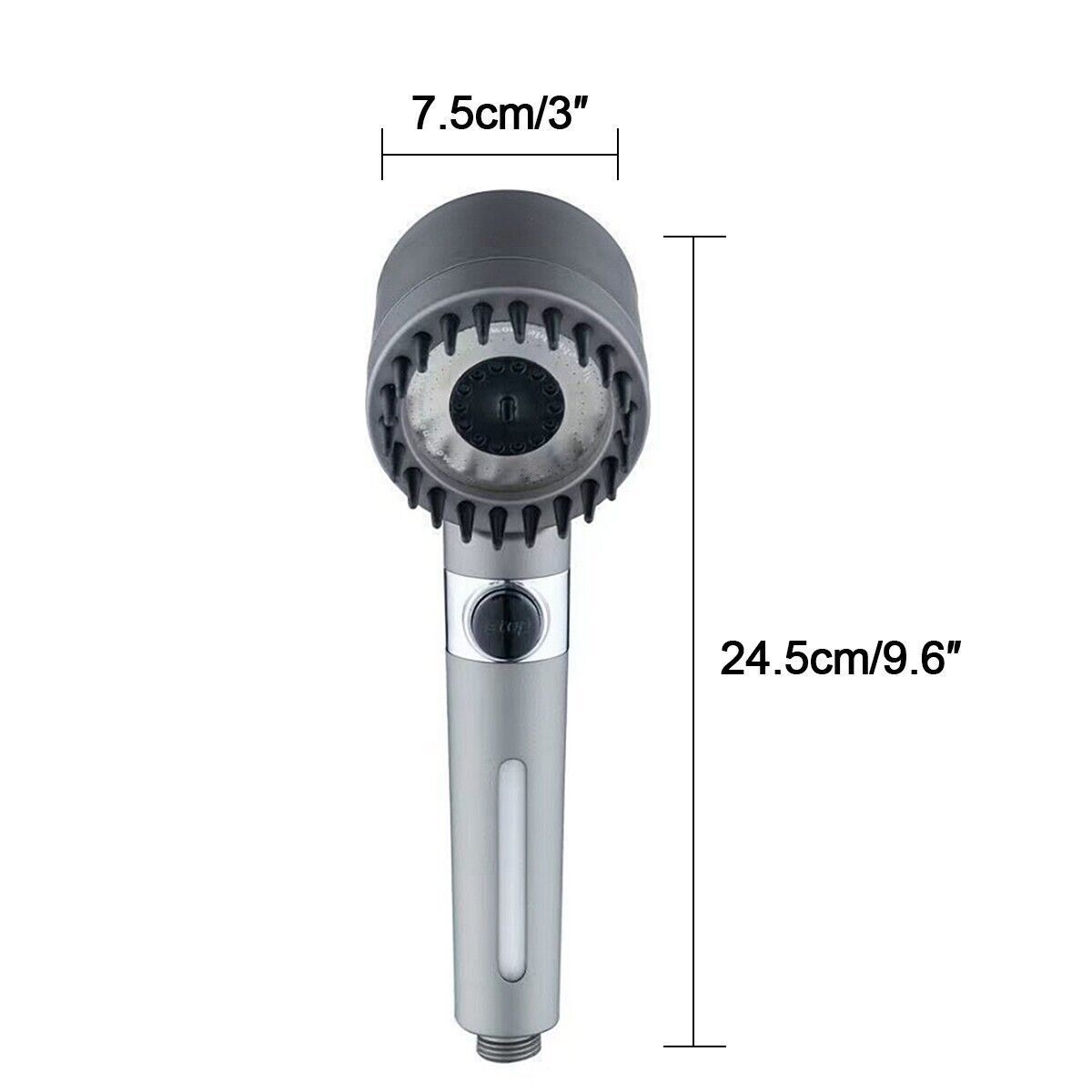 3 Modes Shower Head With Filter High Pressure Water Saving Massage Body Scalp