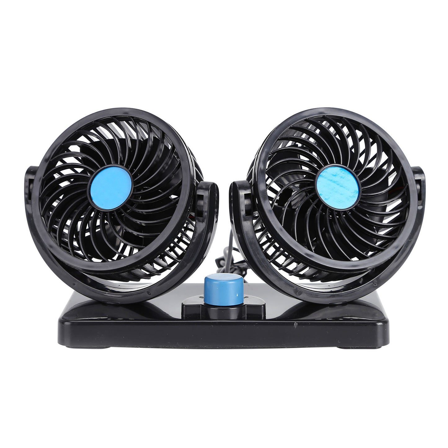 Mini Rechargeable Car Dual-head Clip Fan Silent Portable Fan